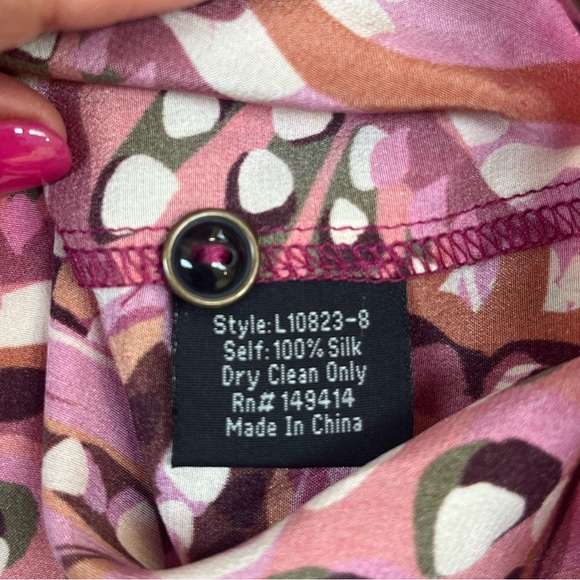 JOHNNY WAS Jade Dreams of Vivanna Silk
Shirt XL NWT - Picture 9 of 12